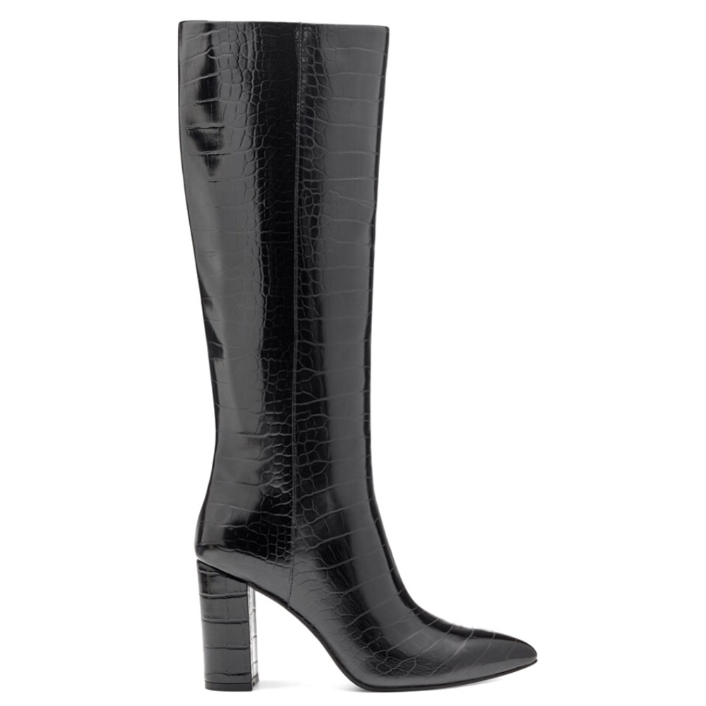 INC croc embossed Boots.